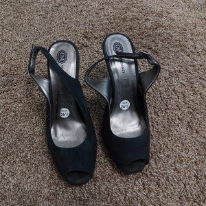C&A Peep Toe Sling Back Heels